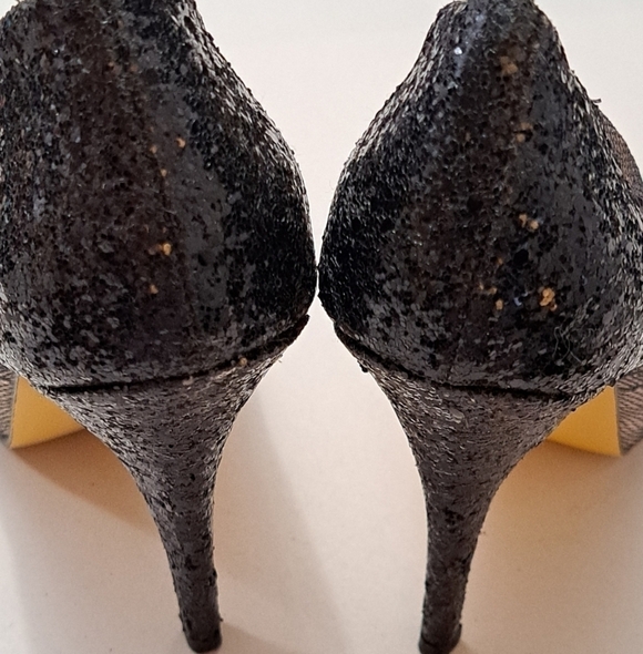 LuLu Townsend Victoria Sequin & Fishnet Stiletto  Size 7M - Picture 5 of 11